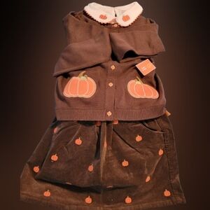 🎃 Gymboree "Perfect Pumpkin" 3 PC set, NWT, size 7/8